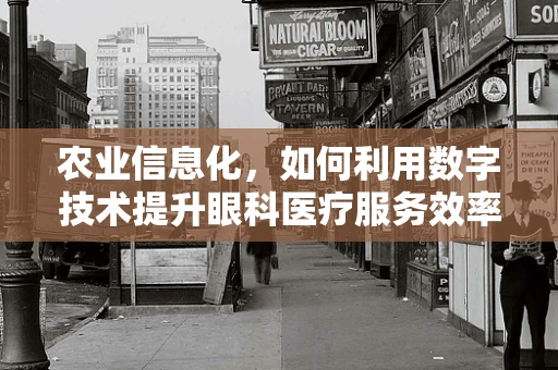 农业信息化，如何利用数字技术提升眼科医疗服务效率？