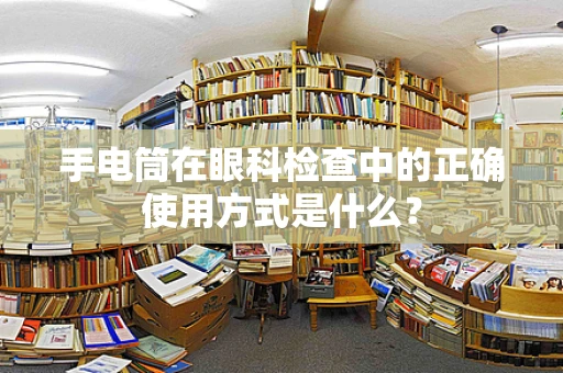 手电筒在眼科检查中的正确使用方式是什么？