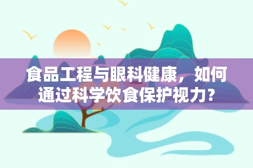 食品工程与眼科健康，如何通过科学饮食保护视力？
