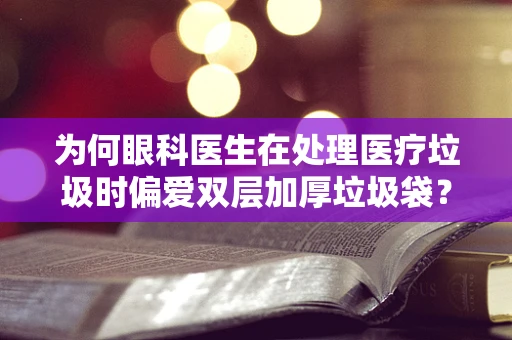 为何眼科医生在处理医疗垃圾时偏爱双层加厚垃圾袋？