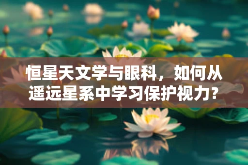 恒星天文学与眼科，如何从遥远星系中学习保护视力？