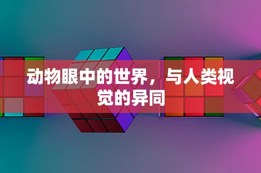 动物眼中的世界，与人类视觉的异同