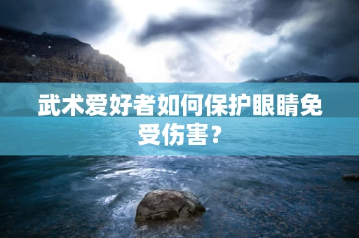 武术爱好者如何保护眼睛免受伤害？