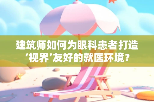建筑师如何为眼科患者打造‘视界’友好的就医环境？