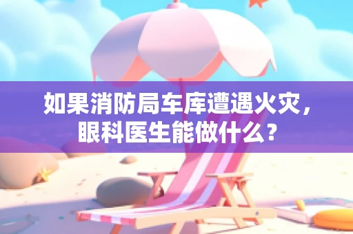 如果消防局车库遭遇火灾，眼科医生能做什么？